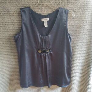 Blue V-Neck Embellished Top | Chic & Versatile